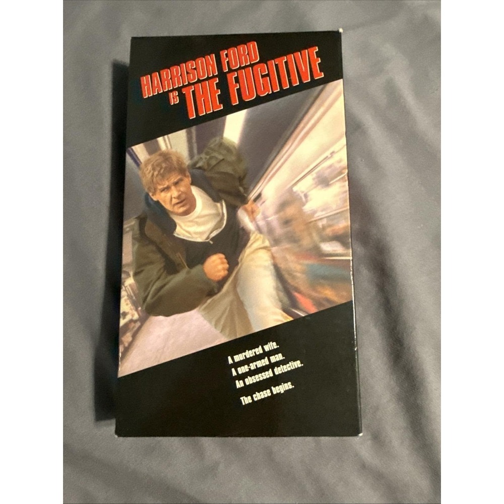 The Fugitive VHS 1994 Tommy Lee Jones Harrison Ford Wesley Snipes